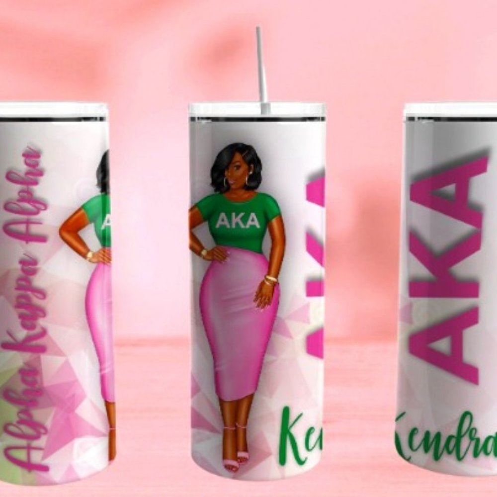 AKA Personalized 20 oz Tumbler Gift